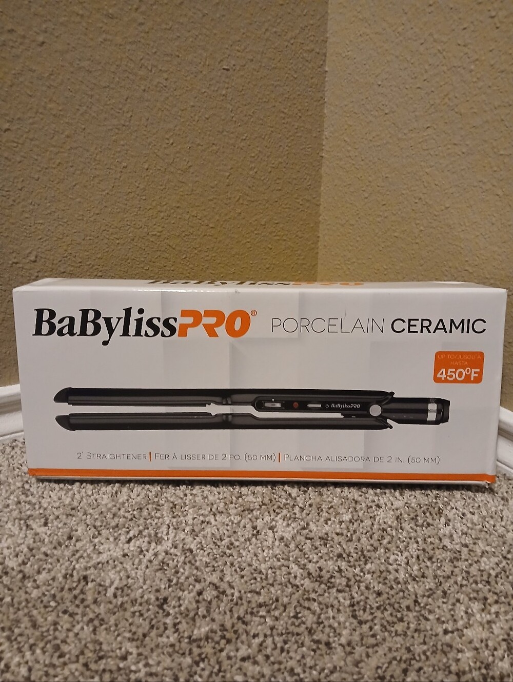 🖤BaBylissPRO Porcelain Ceramic 2" Hair Straightener